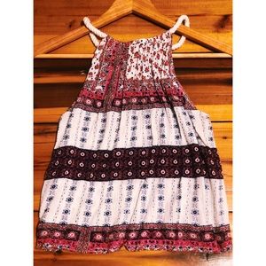 Semi-Cropped Top w Rope Straps! Boutique Buy!!!